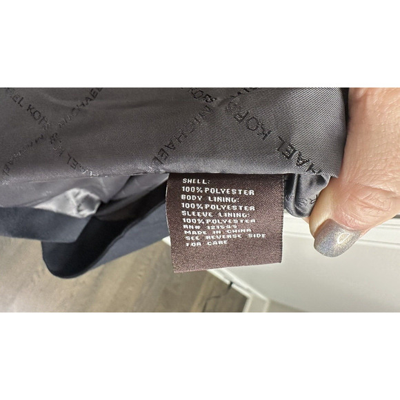 Michael Kors Franklin Jacket Coat Raincoat Overcoat All- season 42/44Long Large - Picture 5 of 9